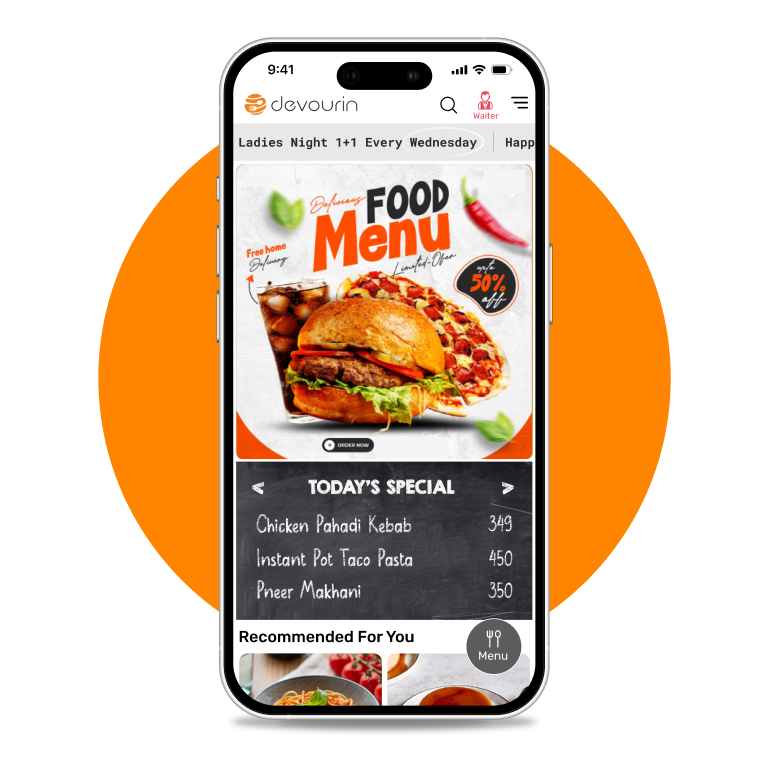 Digital Menu