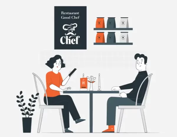 see how restaurants digital menu works